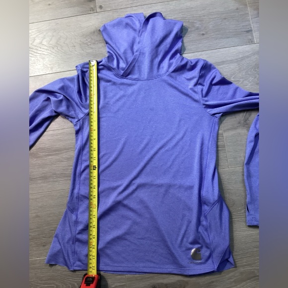 EUC Carhartt Force stripe blue hoodie size M - Picture 6 of 8